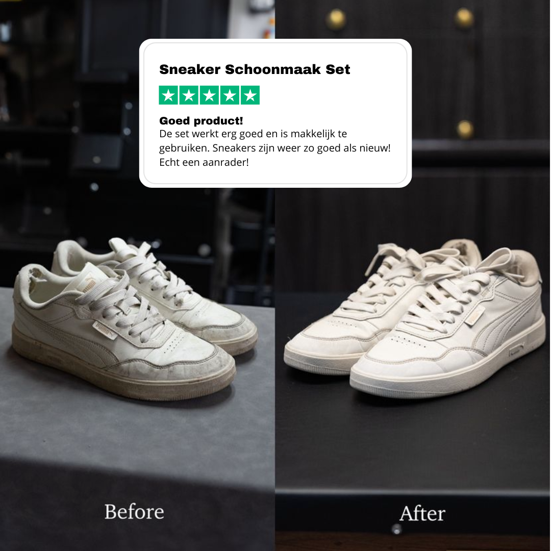 Sneaker Schoonmaak Set | Voor alle materialen (met gratis doek)