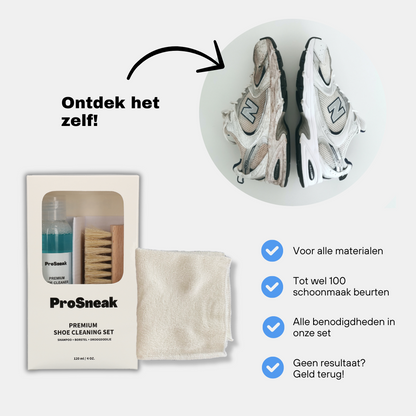 Sneaker Schoonmaak Set | Voor alle materialen (met gratis doek)